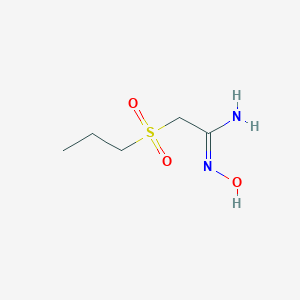 N'-hydroxy-2-propylsulfonylethanimidamide