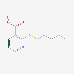 2-(Pentylthio)nicotinic acid