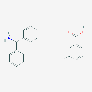 Benzenemethanamine, alpha-phenyl-, 3-methylbenzoate