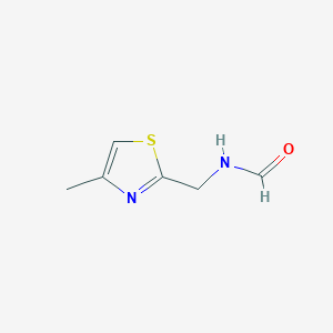 N-[(4-methyl-1,3-thiazol-2-yl)methyl]formamide