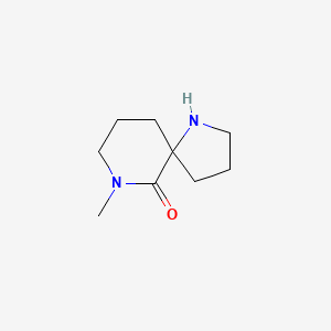 molecular formula C9H16N2O B6285756 7-Methyl-1,7-diazaspiro[4.5]decan-6-one CAS No. 92628-12-1