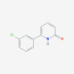 molecular formula C11H8ClNO B6285832 6-(3-Chlorophenyl)pyridin-2(1H)-one CAS No. 154476-87-6