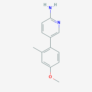 molecular formula C13H14N2O B6285869 5-(4-Methoxy-2-methylphenyl)pyridin-2-amine CAS No. 1249951-19-6