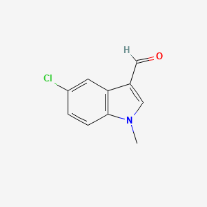 molecular formula C10H8ClNO B6286158 5-Chloro-1-methyl-1H-indole-3-carbaldehyde CAS No. 412284-65-2