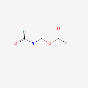 molecular formula C5H9NO3 B6286212 N-Acetoxymethyl-N-methylformamide CAS No. 1608-69-1