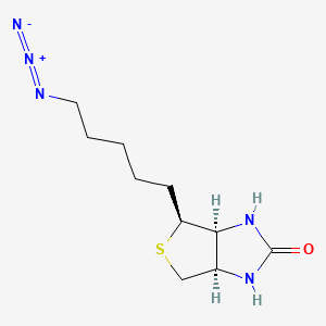 molecular formula C10H17N5OS B6286292 Biotin-C5-Azide 