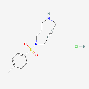 molecular formula C14H19ClN2O2S B6286297 DACN(Tos)*HCl 