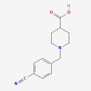 molecular formula C14H16N2O2 B6286744 1-(4-Cyanobenzyl)piperidine-4-carboxylic acid CAS No. 939757-55-8