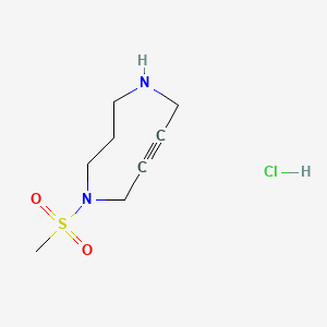 molecular formula C8H15ClN2O2S B6286754 DACN(Ms) hydrochloride CAS No. 2331322-16-6
