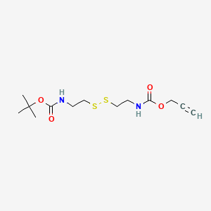molecular formula C13H22N2O4S2 B6286791 Boc-Cystamine-Poc 