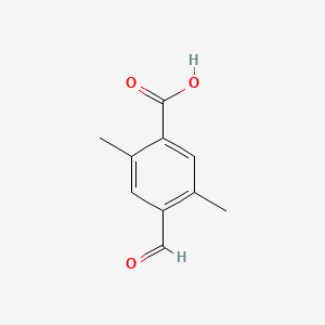 molecular formula C10H10O3 B6286812 4-Formyl-2,5-dimethylbenzoic acid CAS No. 477735-60-7
