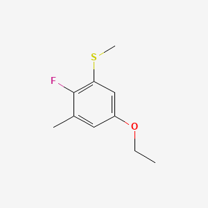 (5-Ethoxy-2-fluoro-3-methylphenyl)(methyl)sulfane