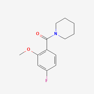 (4-Fluoro-2-methoxyphenyl)(piperidin-1-yl)methanone
