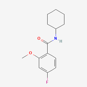 N-Cyclohexyl-4-fluoro-2-methoxybenzamide