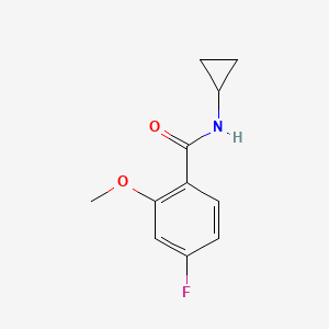 N-Cyclopropyl-4-fluoro-2-methoxybenzamide