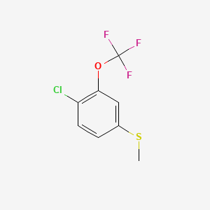 (4-Chloro-3-(trifluoromethoxy)phenyl)(methyl)sulfane