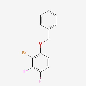 1-(Benzyloxy)-2-bromo-4-fluoro-3-iodobenzene