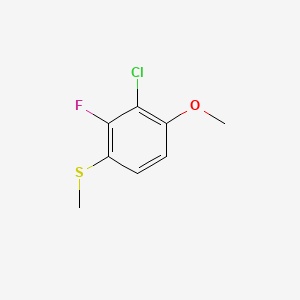(3-Chloro-2-fluoro-4-methoxyphenyl)(methyl)sulfane