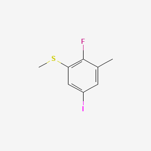 (2-Fluoro-5-iodo-3-methylphenyl)(methyl)sulfane