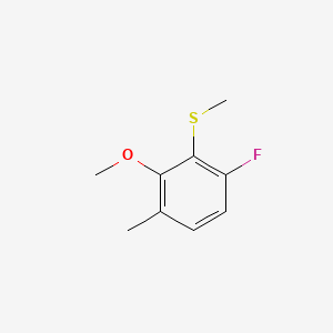 (6-Fluoro-2-methoxy-3-methylphenyl)(methyl)sulfane