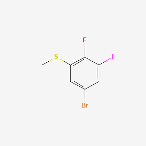 (5-Bromo-2-fluoro-3-iodophenyl)(methyl)sulfane