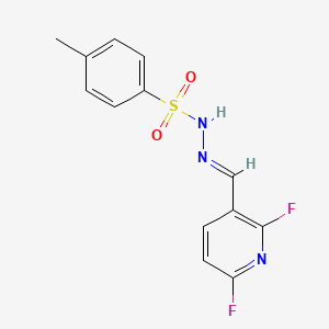 N'-((2,6-Difluoropyridin-3-yl)methylene)-4-methylbenzenesulfonohydrazide