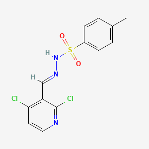 N'-((2,4-Dichloropyridin-3-yl)methylene)-4-methylbenzenesulfonohydrazide
