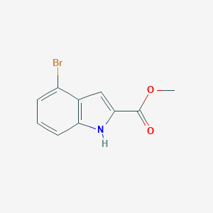 molecular formula C10H8BrNO2 B062871 methyl 4-bromo-1H-indole-2-carboxylate CAS No. 167479-13-2