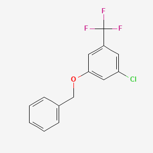 B6287163 1-(Benzyloxy)-3-chloro-5-(trifluoromethyl)benzene CAS No. 2586125-88-2