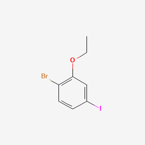 molecular formula C8H8BrIO B6287286 1-Bromo-2-ethoxy-4-iodobenzene CAS No. 2635937-34-5