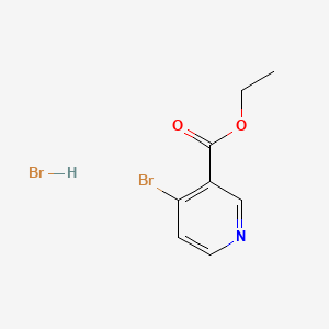 molecular formula C8H9Br2NO2 B6287358 Ethyl 4-bromonicotinate hydrobromide CAS No. 2586126-96-5