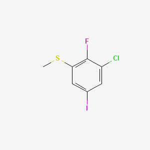 (3-Chloro-2-fluoro-5-iodophenyl)(methyl)sulfane
