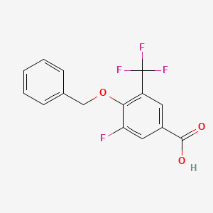 4-(Benzyloxy)-3-fluoro-5-(trifluoromethyl)benzoic acid