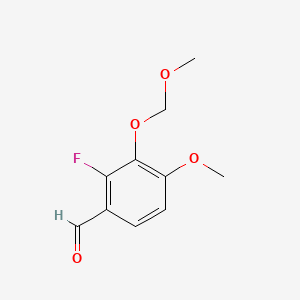 2-Fluoro-4-methoxy-3-(methoxymethoxy)benzaldehyde