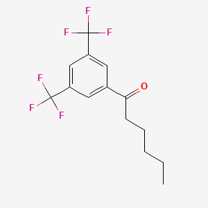 1-(3,5-Bis(trifluoromethyl)phenyl)hexan-1-one