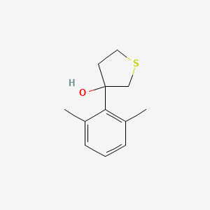 3-(2,6-Dimethylphenyl)thiolan-3-ol