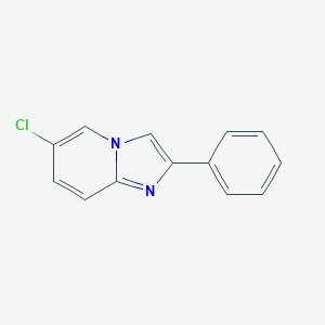 molecular formula C13H9ClN2 B062877 6-Chloro-2-phenylimidazo[1,2-a]pyridine CAS No. 168837-18-1