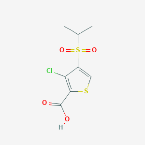 3-Chloro-4-(isopropylsulfonyl)thiophene-2-carboxylic acid