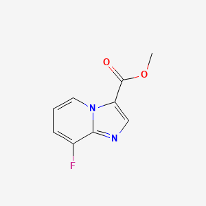 molecular formula C9H7FN2O2 B6287929 Methyl 8-fluoroimidazo[1,2-a]pyridine-3-carboxylate CAS No. 2111476-46-9