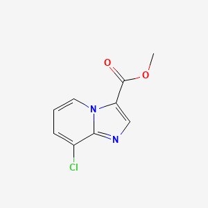 molecular formula C9H7ClN2O2 B6287975 Methyl 8-chloroimidazo[1,2-a]pyridine-3-carboxylate CAS No. 2107910-71-2