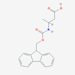 3-((((9H-Fluoren-9-yl)methoxy)carbonyl)amino)butanoic acid
