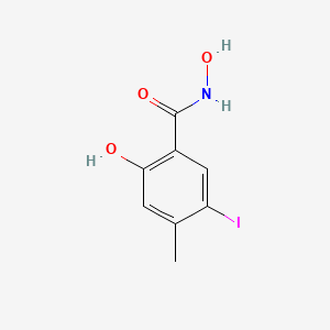 molecular formula C8H8INO3 B6288407 N,2-dihydroxy-5-iodo-4-methylbenzamide CAS No. 2737207-18-8