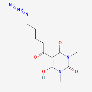 molecular formula C11H15N5O4 B6288431 N3-Pen-Dtpp 