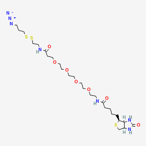 molecular formula C26H47N7O7S3 B6288441 Biotin-PEG(4)-SS-Azide 