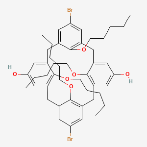 B6288742 Tetrapentyloxy-dibromo-dihydroxycalix[4]arene CAS No. 2622208-41-5