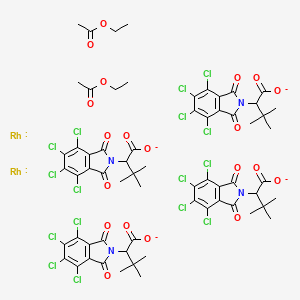molecular formula C64H56Cl16N4O20Rh2-4 B6288790 CID 162420594 CAS No. 1816286-21-1