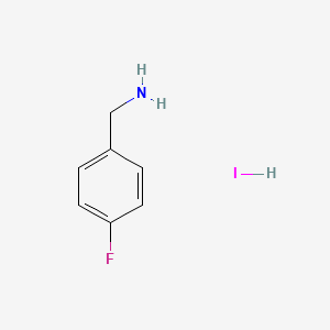 molecular formula C7H9FIN B6288850 4-Fluorobenzylamine hydroiodide CAS No. 2097121-30-5