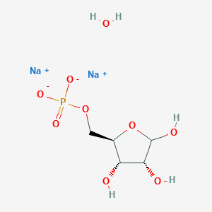 molecular formula C5H11Na2O9P B6288894 disodium;[(2R,3S,4R)-3,4,5-trihydroxyoxolan-2-yl]methyl phosphate;hydrate CAS No. 1174225-05-8