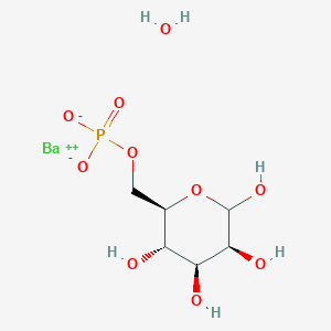molecular formula C6H13BaO10P B6288902 barium(2+);[(2R,3S,4S,5S)-3,4,5,6-tetrahydroxyoxan-2-yl]methyl phosphate;hydrate CAS No. 1192013-74-3