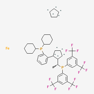 molecular formula C46H44F12FeP2 B6288921 Walphos SL-W008-1 CAS No. 494227-32-6